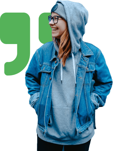 Our Produce Woman Portrait Quote